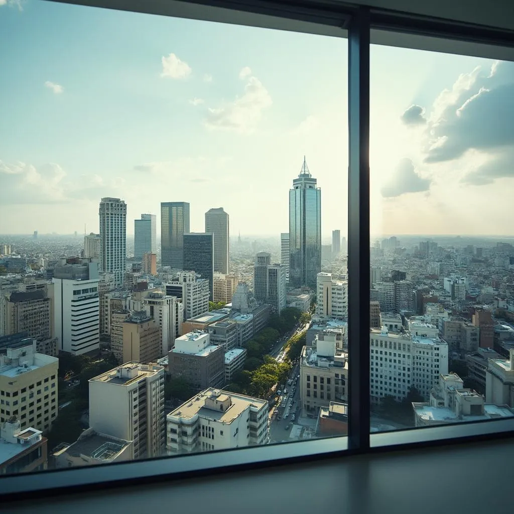 Vista panorámica de la oficina de FinanzasArg en Buenos Aires